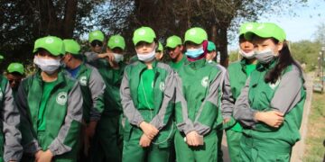 «Жасыл ел»: инициативная молодежь, улучшение экологии и трудовые отряды