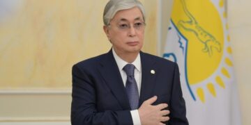 Глава государства принял участие во внеочередном ХХІ Съезде партии Nur Otan