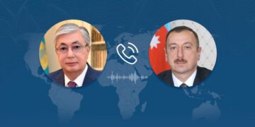 ГЛАВА ГОСУДАРСТВА КАСЫМ-ЖОМАРТ ТОКАЕВ ПРОВЕЛ ТЕЛЕФОННЫЙ РАЗГОВОР С ПРЕЗИДЕНТОМ АЗЕРБАЙДЖАНА ИЛЬХАМОМ АЛИЕВЫМ