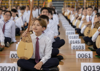 В книге рекордов Гиннеса: самый масштабный урок домбры