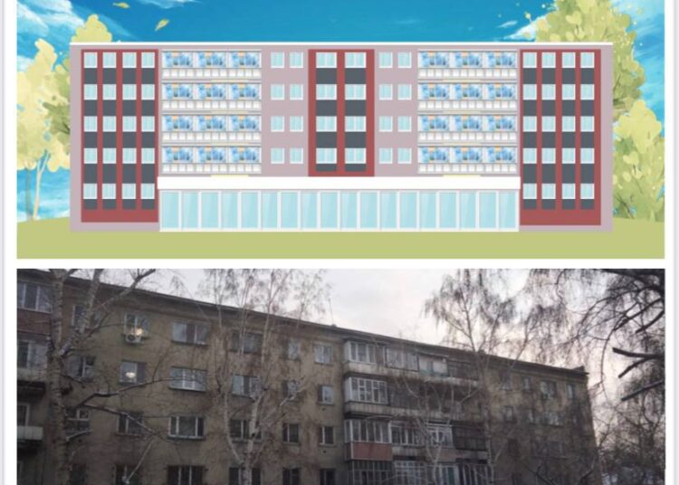 В 2023 году в Семее будет проведен ремонт фасадов 32 многоэтажных жилых домов