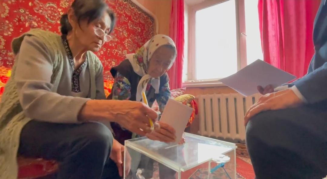 99-летняя ветеран тыла проголосовала на выборах