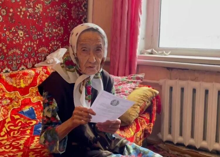 99-летняя ветеран тыла проголосовала на выборах