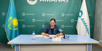 СОСТОЯЛСЯ БРИФИНГ О ПРОДЕЛАННОЙ РАБОТЕ ЧЛЕНОВ ДЕПУТАТСКОЙ ФРАКЦИИ ПАРТИИ «AMANAT» ОБЛАСТИ АБАЙ