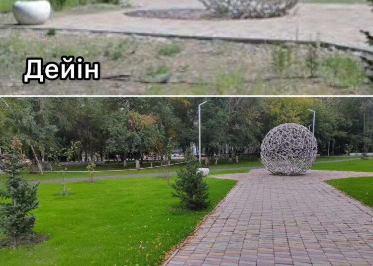 Газон в Центральном парке подключили к системе автополива