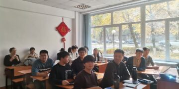 Учебный процесс в КазНУ имени аль-Фараби