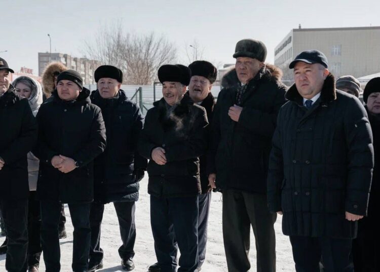 Капсулу времени заложили на месте строительства будущего Дворца школьников