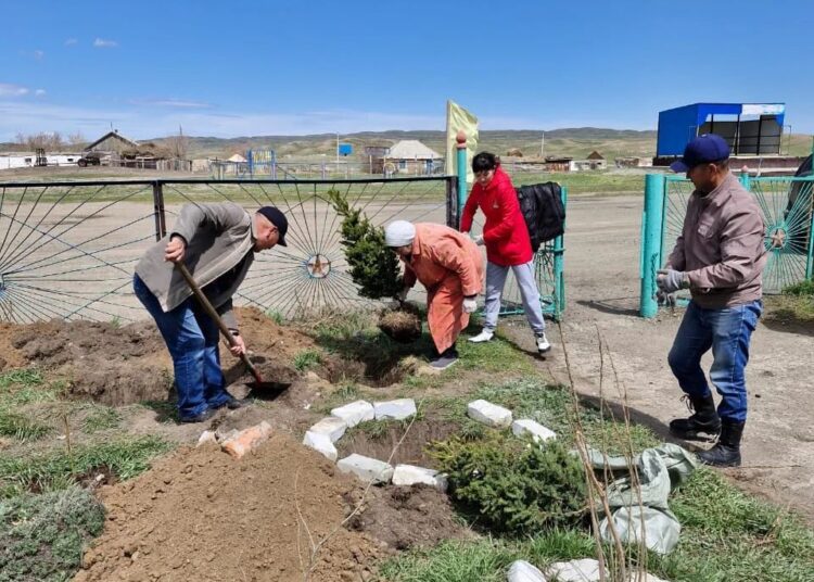 Жарминский район вышел поддержать экоакцию «Таза Қазақстан»