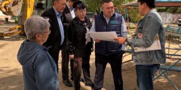 Благоустройство дворовых территорий продолжается в Семее