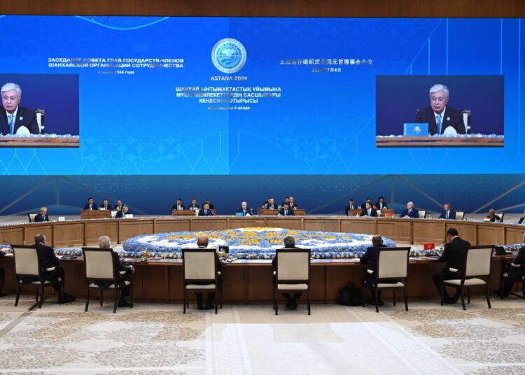 Президент Касым-Жомарт Токаев выступил на заседании Совета глав государств – членов ШОС