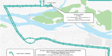 КАКИЕ УЛИЦЫ ПЕРЕКРОЮТ В ГОРОДЕ СЕМЕЙ 21 ИЮЛЯ?