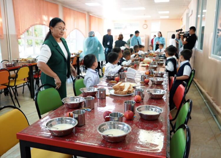 Мониторинг школьных столовых в области Абай