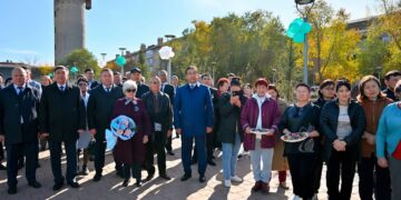 В Семее открылся Сквер медиков