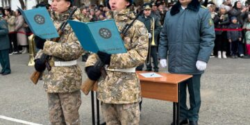 Солдаты приняли присягу