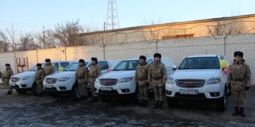 Ключи от новых автомобилей переданы пограничному управлению Семей в области Абай