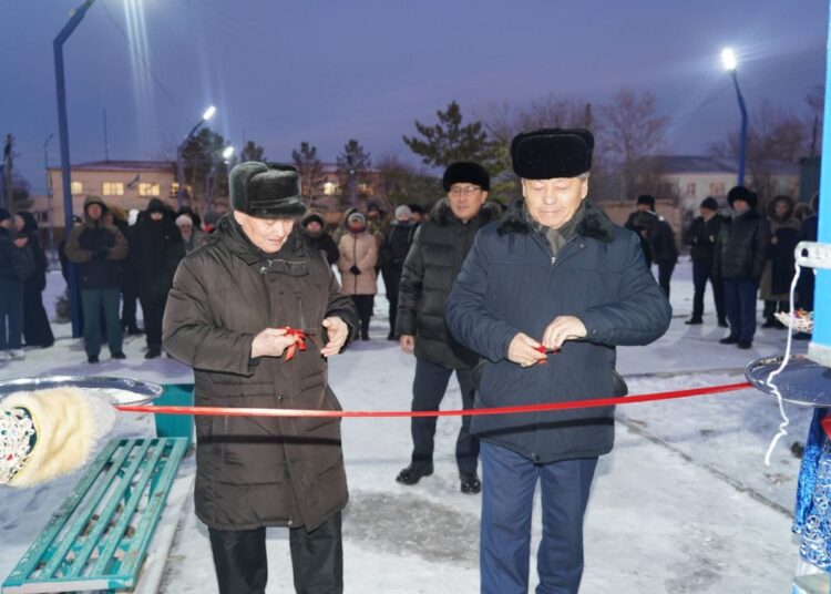 В Бескарагайском районе в преддверии Дня Независимости открылся новый хоккейный корт