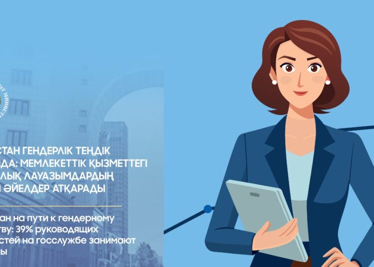 Казахстан на пути к гендерному равенству: 39% руководящих должностей на госслужбе занимают женщины