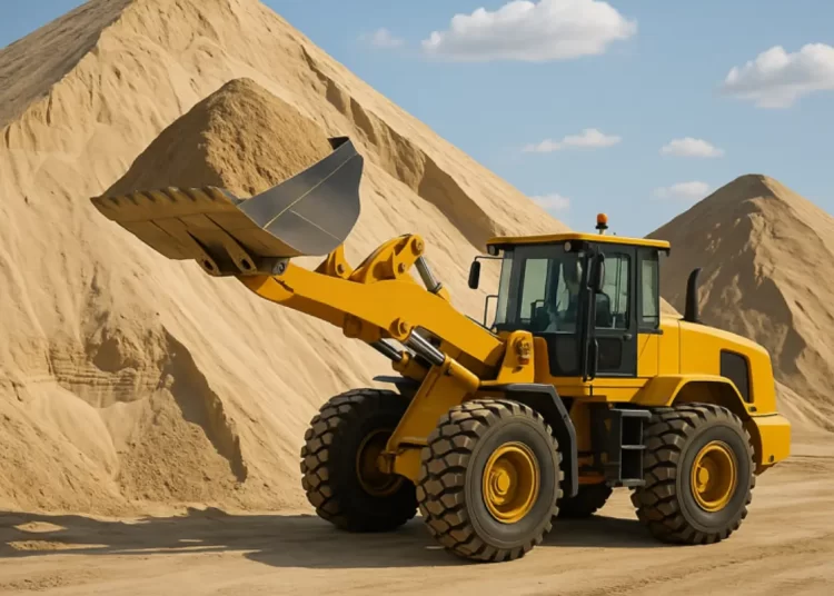 В области Абай пресечена незаконная добыча песка