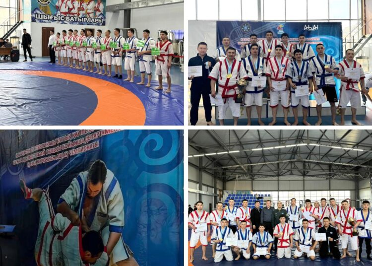 В области Абай состоялся открытый чемпионат по казахской национальной борьбе среди сотрудников Пограничной службы КНБ РК по области Абай