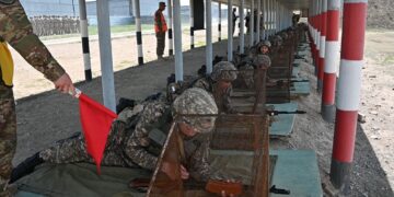 МОЛОДЫЕ СОЛДАТЫ ПРИНЯЛИ УЧАСТИЕ В ПЕРВОЙ ОГНЕВОЙ ТРЕНИРОВКЕ