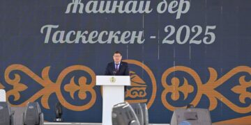 В селе Таскескен проходит фестиваль «Ауыл – ел бесігі»