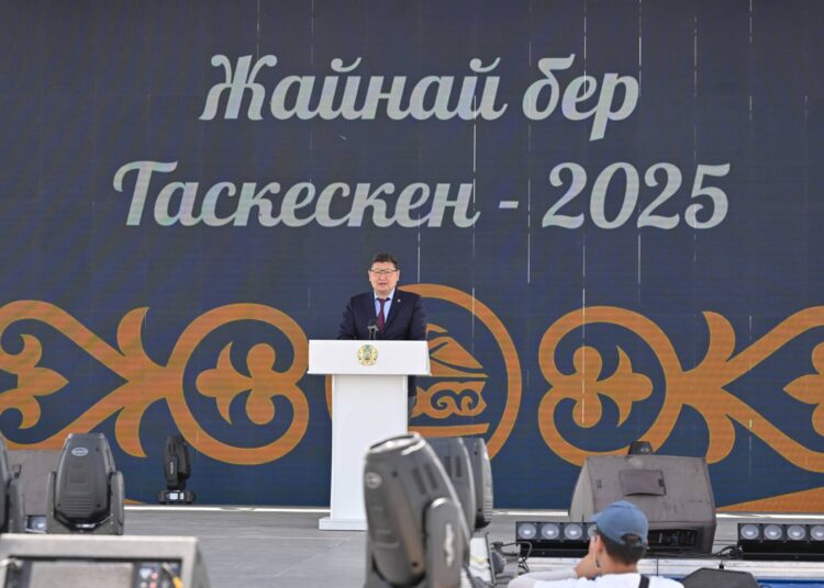 В селе Таскескен проходит фестиваль «Ауыл – ел бесігі»