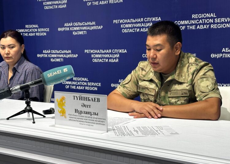 В области Абай усилены меры против природных пожаров