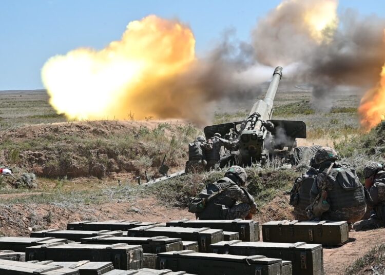 В Абайском гарнизоне проведена комплексная проверка артиллерийских подразделений