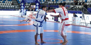 В области Абай состоялось открытие республиканского чемпионата по қазақ күресі