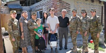 В Абайском гарнизоне оказана помощь в рамках республиканской акции «Дорога в школу»