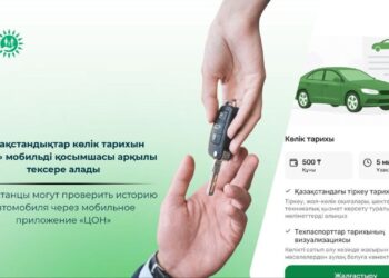 Казахстанцы могут проверить историю автомобиля через мобильное приложение «ЦОН»
