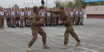 В Абайском гарнизоне проведена итоговая проверка войск