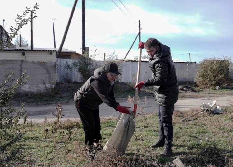 В области Абай прошёл субботник в рамках программы «Таза Қазақстан»