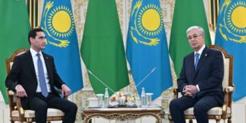 Касым-Жомарт Токаев и Сердар Бердымухамедов провели переговоры