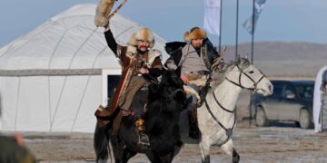 В области Абай состоялся республиканский турнир сокольников «Абай салбурыны – 2025»