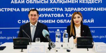 Усиление кадрового потенциала: вице-министр здравоохранения ознакомился с ситуацией в сфере медицины области Абай
