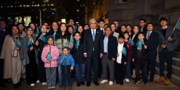 Глава государства встретился в Вашингтоне с соотечественниками