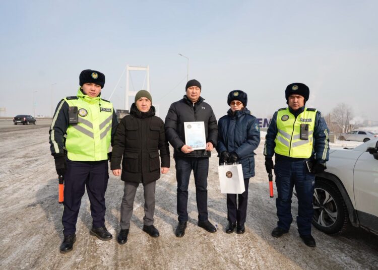 В области Абай в рамках идеологии «Закон и порядок» была организована акция «Образцовый водитель»