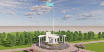 «Абайға құрмет»: в Семее началось строительство Площади государственных символов