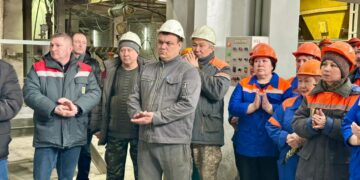 В ОБЛАСТИ АБАЙ РЕГИОНАЛЬНАЯ КОАЛИЦИЯ ПРОВЕЛА ВСТРЕЧУ С ТРУДОВЫМ КОЛЛЕКТИВОМ ПРЕДПРИЯТИЯ «СИЛИКАТ»