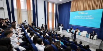 Молодежь области Абай поддерживает Новую Конституцию