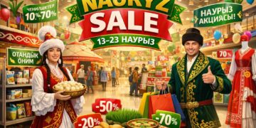В Казахстане стартует праздничная акция «Nauryz Sale»