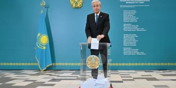 Президент Касым-Жомарт Токаев проголосовал на республиканском референдуме