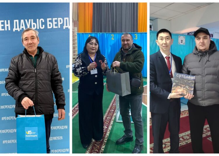 Первые казахстанцы проголосовали на республиканском референдуме по принятию новой Конституции РК