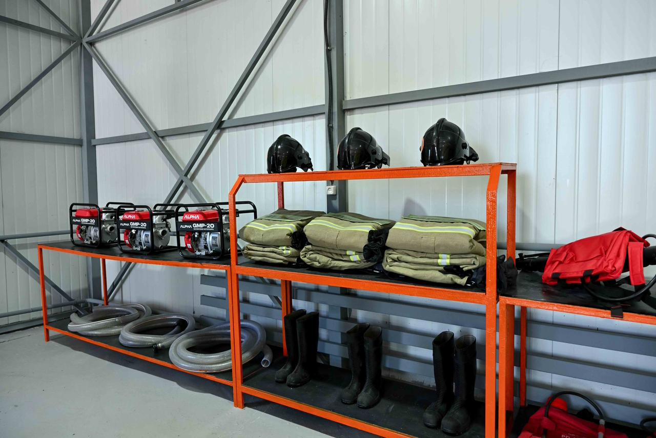 В селе Кызылкесик Аксуатского района открыт пожарный пост