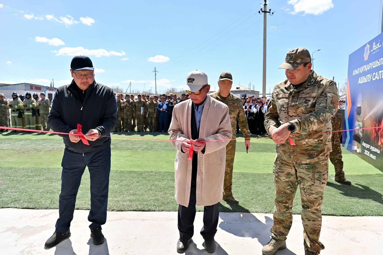 В селе Кызылкесик Аксуатского района открыт пожарный пост