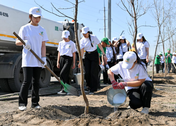 В рамках программы «Таза Қазақстан» в телемосте приняли участие более 5 тысяч жителей