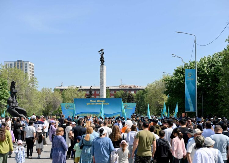 В области Абай широко отмечают День Победы