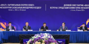 Предложения бизнеса войдут в пакет инициатив партии «Əділет» по развитию горно-металлургической отрасли