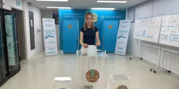 Первой на выборах в Курултай в Сеуле проголосовала студентка из Казахстана